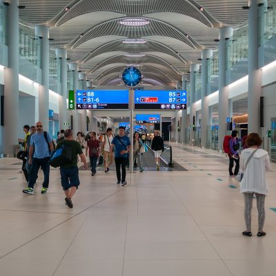 Istanbul Airport terminal concourse